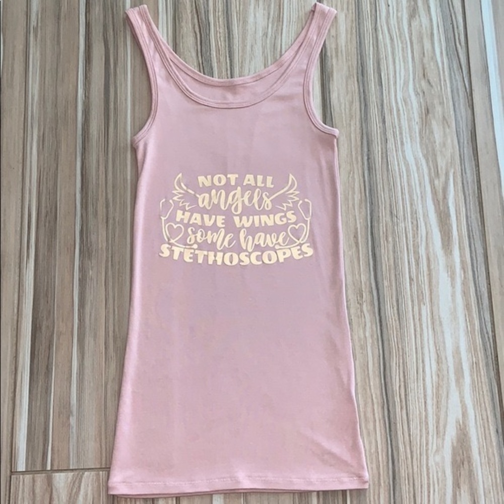 Nurse Slim-Fit Novelty Tank Top NWOT